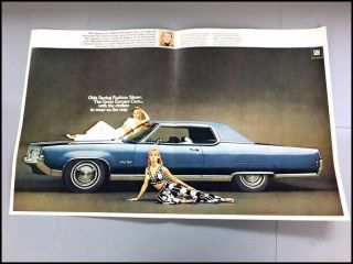 1969 Oldsmobile Ninety - Eight and Toronado Vintage Car Sales Brochure Folder 2