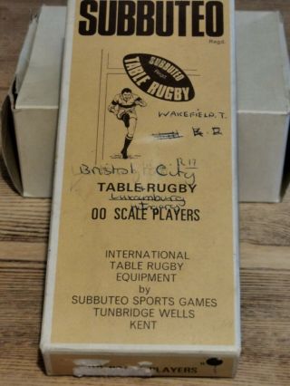 Subuteo Vintage Table Rugby Team Ireland 2