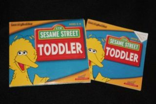 Vintage Sesame Street Toddler Pc/ Mac Cd - Rom Ages 2 - 4