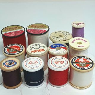Cotton Polyester Sewing Thread Spools Coats Excell Dewhurst Sylko Vintage Bulk