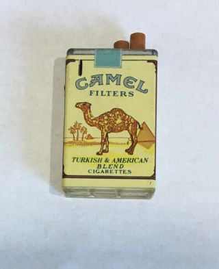 Vintage Camel Filters Cigarette Lighter R.  J.  Reynolds Smooth Turkish