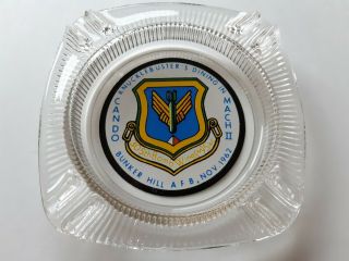 Vintage 305th Bomb Wing (m) Sac Ashtray Bunker Hill Afb Usaf 1962 Can Do Mach Ii