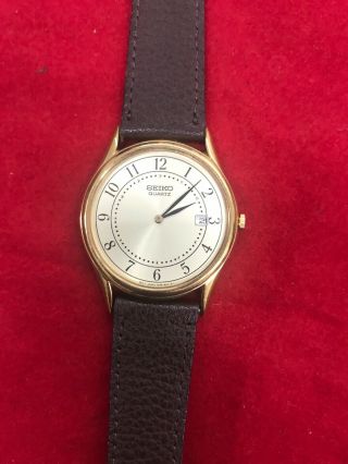Vintage,  Men ' s Seiko Quartz Watch With Date 2