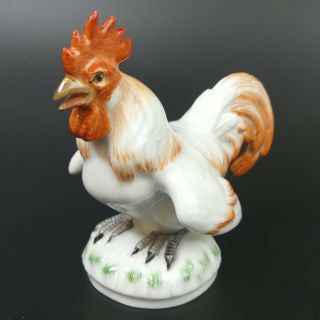 Antique Meissen Porcelain Rooster Figure O.  204