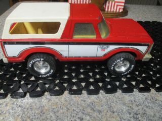 Nylint VINTAGE Bronco Ranger XLT RED & WHITE WITH CAP 10 