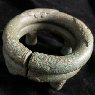 Rare Ancient Southeast Asian Artifact Vietnam Dong Son Culture Ceremonial Bangle