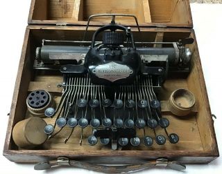 Rare Antique Blickensderfer 5 Typewriter,  Last Patent Date 1890
