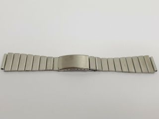 Vintage Men’s Stainless Steel Watch Bracelet With 18mm Straight Ends