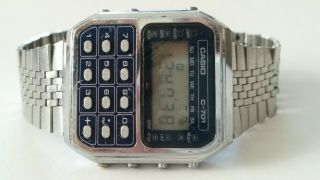 Rare Vintage Casio C - 701 Calculator Digital Watch