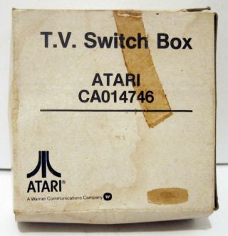 ATARI TV SWITCH BOX CA 010112 - CAME WITH ATARI 400 - VINTAGE 2