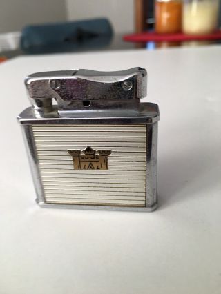 “UNFIRED” Vintage “Kent Cigarettes Castle Logo” Colvair Slide - O - Matic Lighter 2