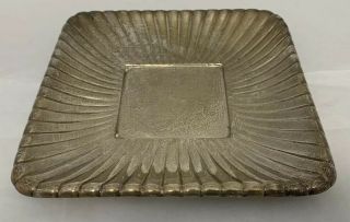 Reed & Barton Mid Century Modern Sterling Silver Bowl Dish Tray 8.  5”x8.  5” 392 Gr