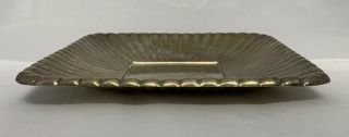 Reed & Barton Mid Century Modern Sterling Silver Bowl Dish Tray 8.  5”X8.  5” 392 Gr 3