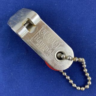Vintage Hamms Beer Folding Pocket Bottle Can Opener With Key Chain Vaughan