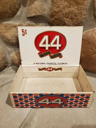 Vintage Cigar Box Number 44 Made In York,  Ny
