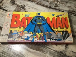 Vintage 1966 Batman Board Game - Milton Bradley