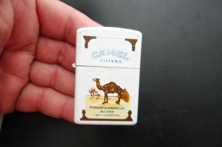 Vintage No Brand Camel Lighter_ (parts - Not.  Restore))