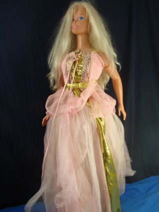 Vintage 1992 Mattel Barbie Doll My Size Life Size 36 " Blonde Hair Blue Eyes