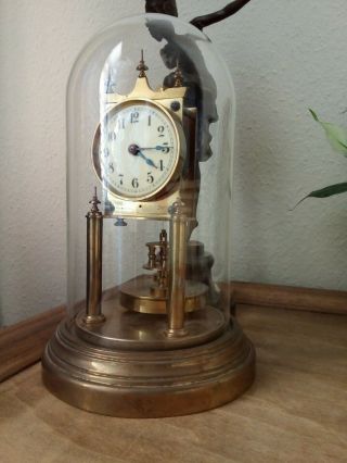 Gustav Becker 400 Day Torsion Anniversary Antique Dome Clock