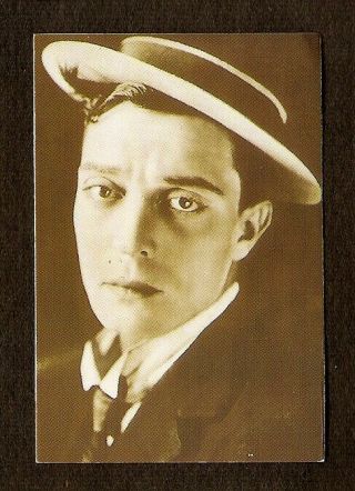 Buster Keaton Card Film Favourites Not Postcard Great Photo