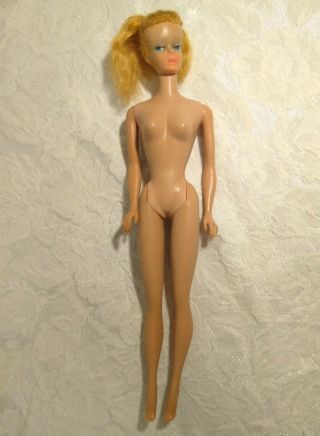 Vintage Barbie Strawberry Blonde Ponytail 5 Fixer - Upper Sl Doll Mattel 1960s