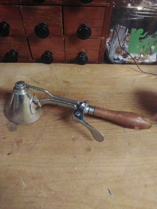 Antique /vintage Gilchrist Conical Ice Cream Scoop 33 Soda Fountain Wood Hand