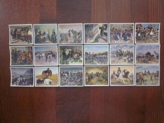 18 German Cigarette Cards Of The Napoleonic Wars (1806 - 15),  Issued In 1934,  2/2