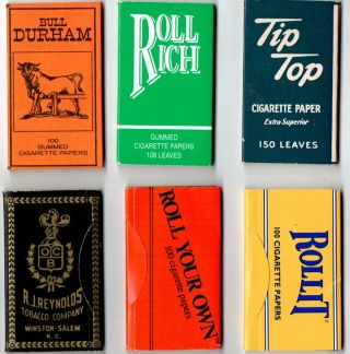 6 Different - Cigarette Rolling Papers