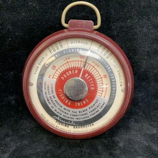Vintage Airguide Fishing Barometer