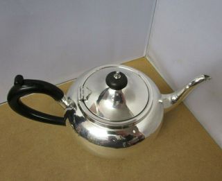 Quality Solid Sterling Silver Tea Pot Birmingham 1937 448.  6g Heavy 2