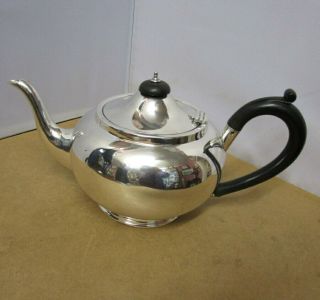Quality Solid Sterling Silver Tea Pot Birmingham 1937 448.  6g Heavy 3