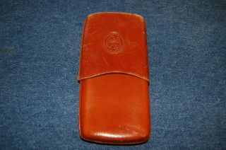 Vintage Federal Washington White House Leather Cigar Holder Case
