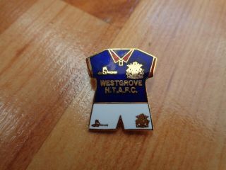 Vintage Halifax Town Fc 1994 - 1995 Home Shirt Football Enamel Pin Badge