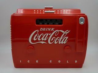 1949 Antique Vintage Coke Coca Cola Am Cooler Tube Radio