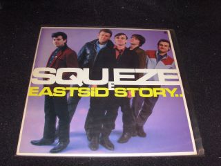 Squeeze - East Side Story - Vintage Vinyl Lp Record 12 Inch 33rpm