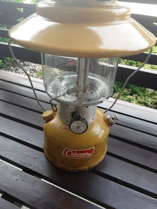 Vintage Coleman Lantern 228f Gold Bond Lantern