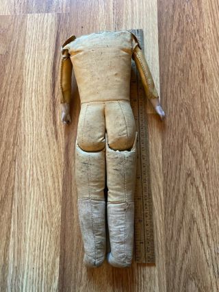11” Antique KidLyne Body for China Head,  Parian,  Wax,  Etc or Any Early Doll 2