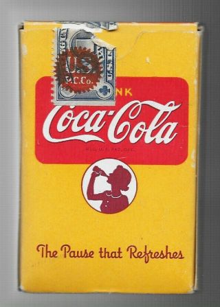 Vintage Ww2 Coca Cola Pin - Up 1940 