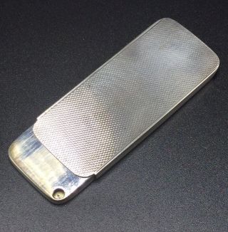 Tiffany & Co Italy Vintage Sterling Silver Long Slide Pill Box