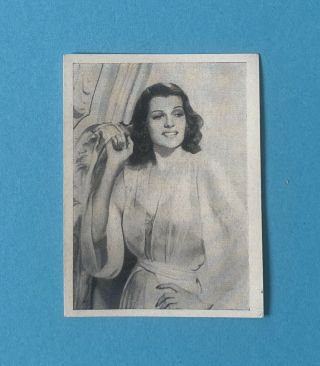 Film Movie Star Actress Rita Hayworth Great Card 1950 