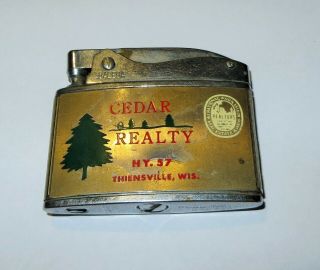 Vintage Advertising For Real Estate Brokers Lighter By Wellington Balboa Japan
