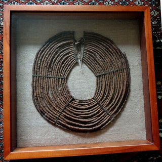 An Old Antique Traditional Framed African Necklace Pokot Kenya East Africa 15