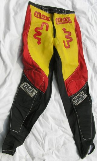 Vintage Cw Racing Freestyle / Bmx Race Pants 1980 