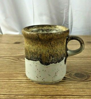 Mccoy Vintage Pottery Brown 1412 Coffee Mug Cup