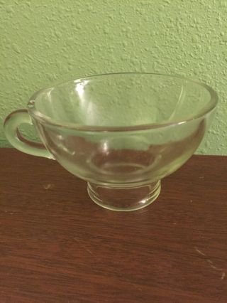 Vintage Clear Glass Canning Cup Funnel