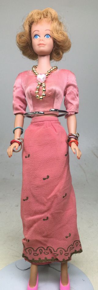 Vintage ©1962 Midge Doll,  Barbie’s Best Friend,  By Mattel In Display Box