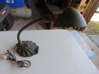Vintage R B Co.  62 Cast Iron Base Desk Lamp