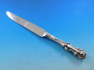 Lion By Frank Smith Wallace Sterling Silver Dinner Knife French Blade 9 3/4 "