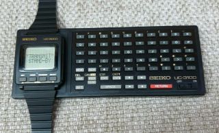 Seiko UC - 3000 VERY Rare Vintage Computer Watch (Memo - Diary) 3