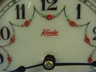 VINTAGE KUNDO 400 DAY ANNIVERSARY DOMED CLOCK FOR PARTS/REPAIR 2